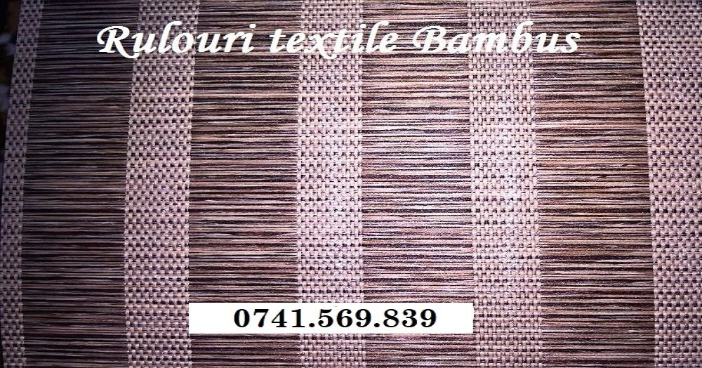 Poza rolete textile model Bambus 1 orasul Slatina
