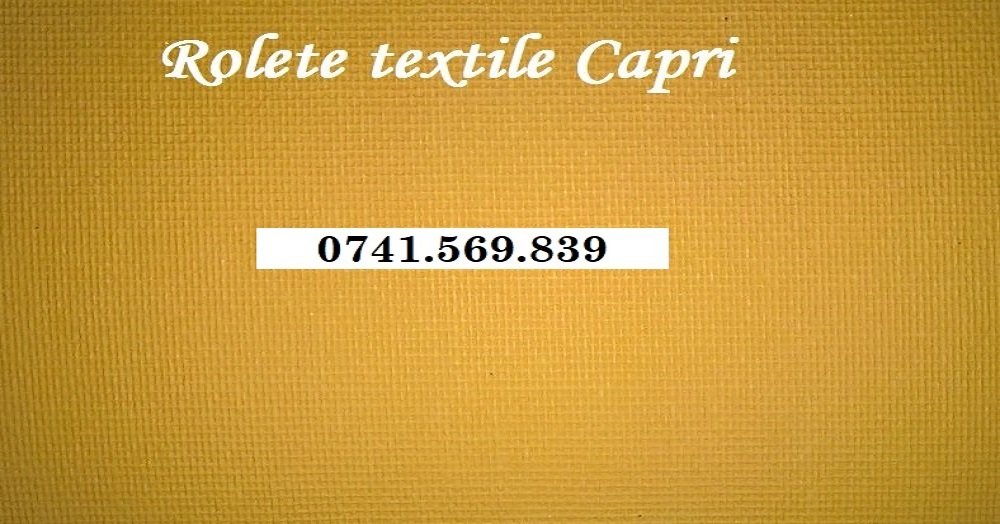 Poza rolete textile model Capri orasul Slatina